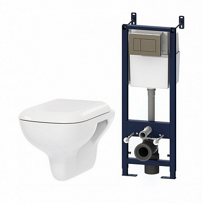 Унитаз подвесной Am.Pm Like IS3801700 белый с сиденьем с микролифтом