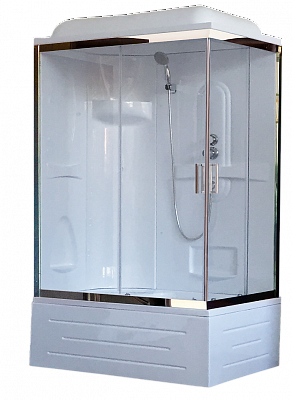 Душевая кабина Royal Bath RB 8100BP1-T-CH (прозрачное) L