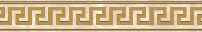 Fascia Greca Lappato Miele/Oro