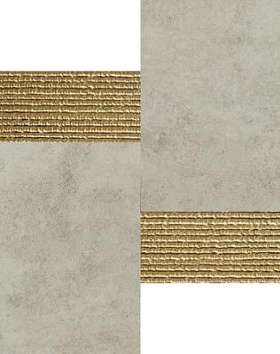 Grey Mosaico 3D Gold
