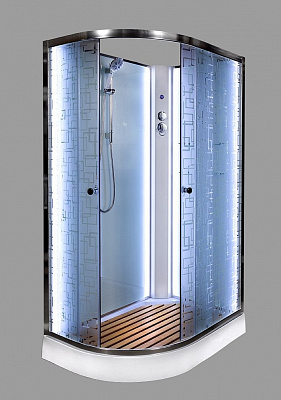 Душевая кабина Deto ЕМ1512 R N LED