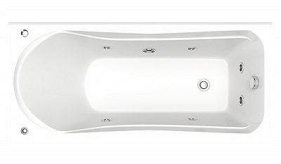 Гидромассажная ванна Bas Мальта 170х750