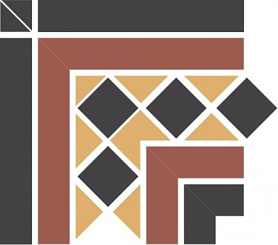 Бордюр Guilford Corner 2 Strip Stand. 16.5x16.5