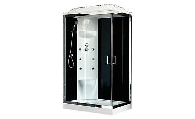 Душевая кабина Royal Bath RB8120HP7-BT-CH-L 120x80 см левая