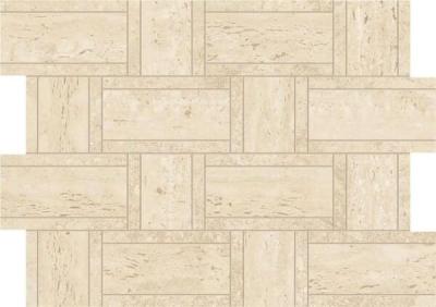 Marvel Travertine Sand Mosaico Basketweave 35x47