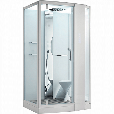 Душевая кабина Orans SR-89105S 120x90 см с функцией турецкая баня левая белая