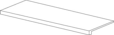 Panda White Scalino Frontale Cer 33x120