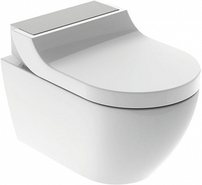 Унитаз подвесной Geberit AquaClean Tuma Comfort 146.294.FW.1 панель нерж. сталь Унитаз подвесной Geberit AquaClean Tuma Comfort 146.294.FW.1 панель нерж. сталь