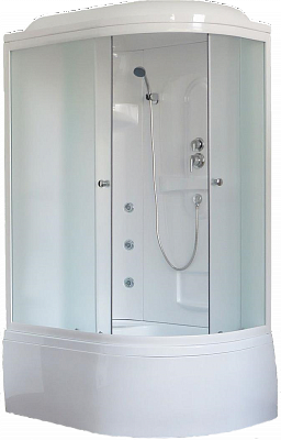 Душевая кабина Royal Bath 8120BK2-M матовое левая