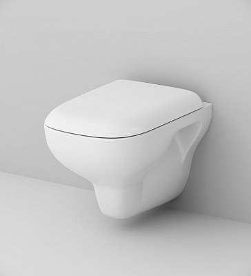 Унитаз подвесной Am.Pm Like C801700SC белый с сиденьем с микролифтом Унитаз подвесной Am.Pm Like C801700SC белый с сиденьем с микролифтом
