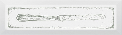 Декор Knife зелёный 8,5х28,5