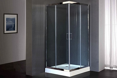 Душевой уголок Royal Bath HPD-T-CH 90х90х185 прозрачное Душевой уголок Royal Bath HPD-T-CH 90х90х185 прозрачное