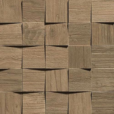 Мозаика Axi Brown Chestnut Mosaico 3D 35x35