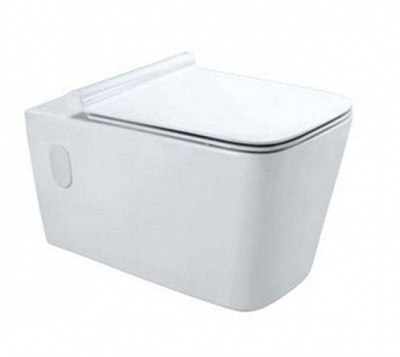 Унитаз подвесной Jaquar Aria ARS-WHT-39951 с крышкой сиденьем дюропласт Soft Close