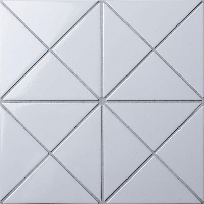Мозаика Homework Mosaic Triangolo White Glossy 26.3x26.3