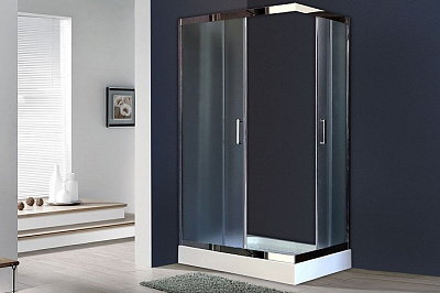 Душевой уголок Royal Bath HPD-C-CH 120х80х185 рифленое