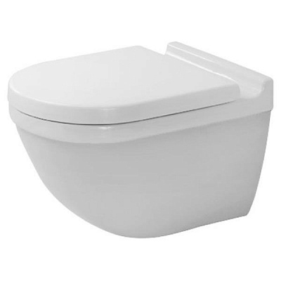 Унитаз подвесной Duravit Starсk 3 Rimless 45270900A1 (2527090000) безободковый сиденье микролифт Унитаз подвесной Duravit Starсk 3 Rimless 45270900A1 (2527090000) безободковый сиденье микролифт