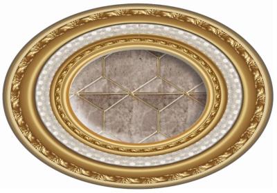 Medallon Clasic Oro 10x14