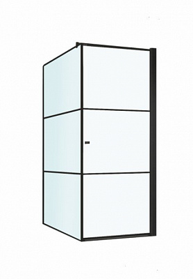 Душевой уголок Berges Wasserhaus Dark 90х90 см 061020R правый