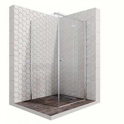 Душевой уголок Ambassador Diamond 12011106R 100x100x200 профиль хром, стекло прозрачное Душевой уголок Ambassador Diamond 12011106R 100x100x200 профиль хром, стекло прозрачное