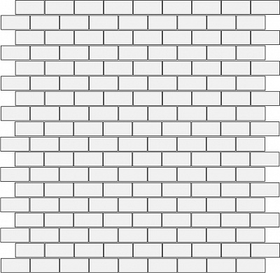 Мозаика BW Marble Fall High-Glossy 6 mm Mosaico 1.5x3 30x30