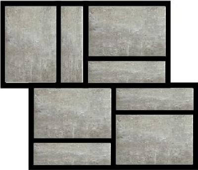Matieres Nuage Modulo Muretto 3D 30x30