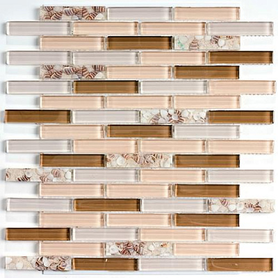 Мозаика Mosaics Shell Glass 30x30