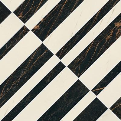 Mosaico Optical Nero-Bianco