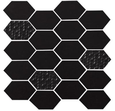 Black Mosaico Hexagonal