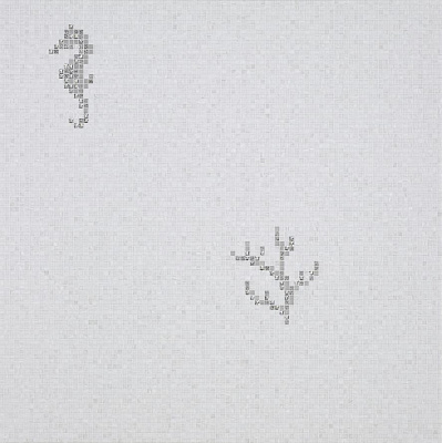 Мозаика The Crystal Collection Corals And Seahorses White 0.97x0.97