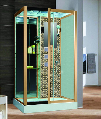 Душевая кабина Niagara Luxe NG-7713GL 120x82x215 левая с гидромассажем стекло прозрачное