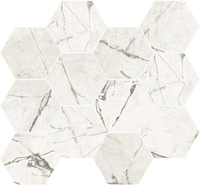 Invisible Light Composizione Esagono Lucidato 28.5x33