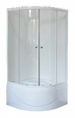Душевой уголок Royal Bath 100BK-T прозрачное