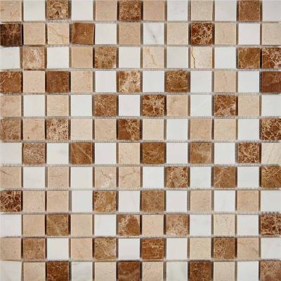 PIX 278 Light Еmperador,Dolomiti Bianco,Crema Nova,чип23x23мм,сетка305х305x6мм,Полированная PIX 278 Light Еmperador,Dolomiti Bianco,Crema Nova,чип23x23мм,сетка305х305x6мм,Полированная