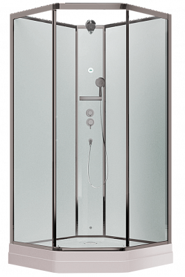Душевая кабина Timo Ilma 701 100x100 см стекло прозрачное