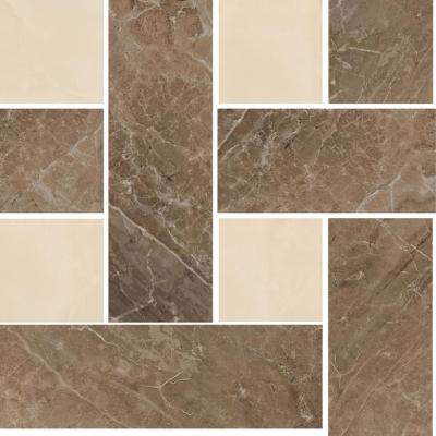 Mosaico Chesterfield Marrone-Beige