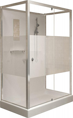 Душевая кабина RGW OLB-207 120x80 см профиль хром