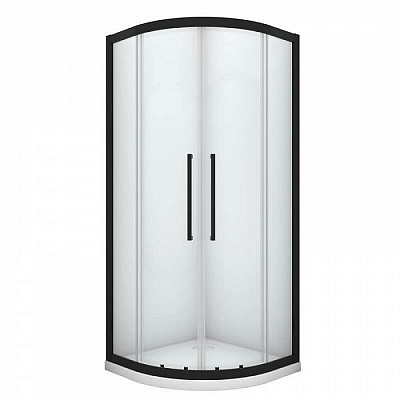Душевой уголок Black&White Stellar Wind S801 100x100 см профиль черный матовый Душевой уголок Black&White Stellar Wind S801 100x100 см профиль черный матовый