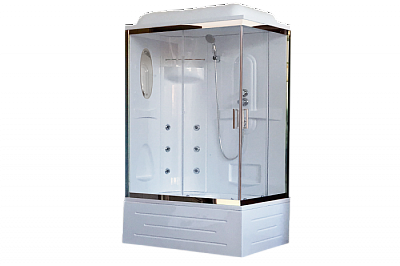 Душевая кабина Royal Bath RB8120BP2-T-CH-R 120х80 см правая стекло прозрачное