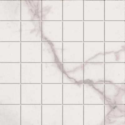 Supreme Royal Statuario Mosaico Rett Anticato 30x30