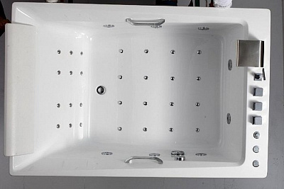 Акриловая ванна Orans OLS-BT65105-L 180х120 см левая с гидромассажем