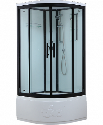 Душевая кабина Timo Standart T-6690 Black 90x90x220