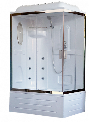Душевая кабина Royal Bath RB 8120BP2-T-CH (прозрачное) L