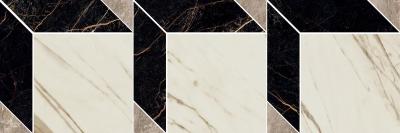 Mosaico Cube Nero-Bianco-Grigio