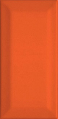 Плитка Клемансо оранжевый грань 7,5х15