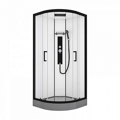 Душевая кабина Black&White Galaxy G8001 90x90 см гидромассажная