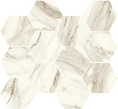 Apuan Gold Composizione Esagono Lucidato 28.5x33