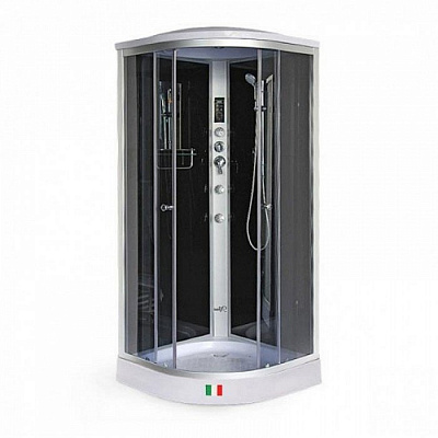 Душевая кабина Maroni Ferrara BLR-011S 453902 90х90 см стекло прозрачное