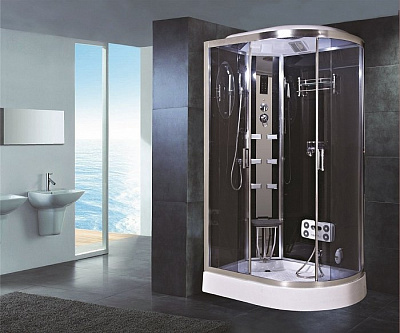 Душевая кабина Niagara Premium NG-903-01L 120x80x220  левая с гидромассажем стекло тонированное