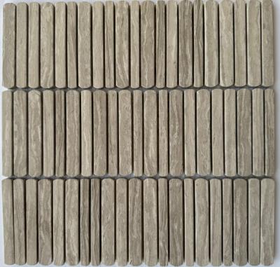 PIX 357 White Wooden, чип 10/12/15*100 мм, сетка 300х305x8 мм, Полированная